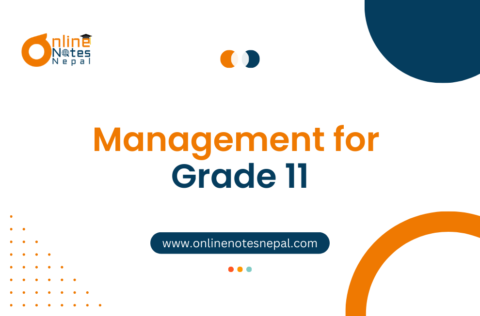 Management for Grade 11 Photo